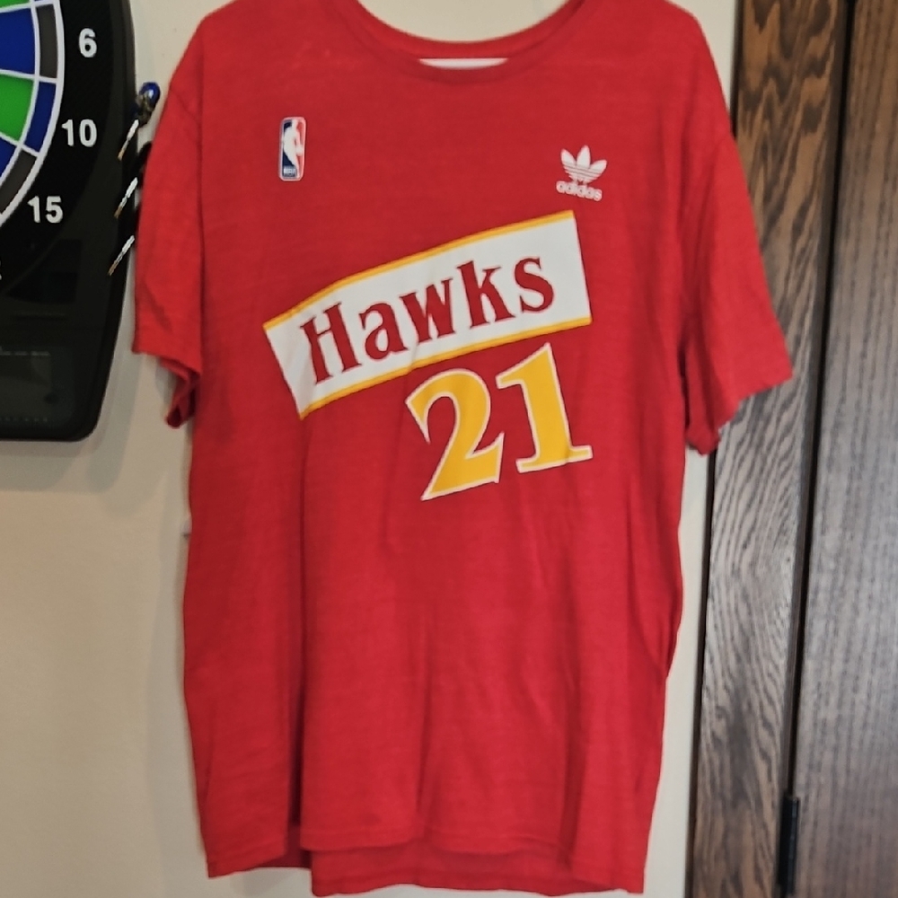 Adidas Mens NBA Hawks Shirt